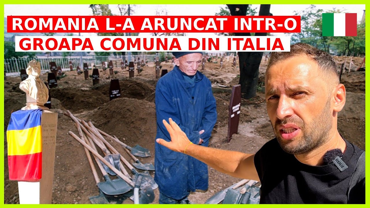 ROMANUL abandonat ca un caine de catre AUTORITATI intr-o GROAPA COMUNA din Italia