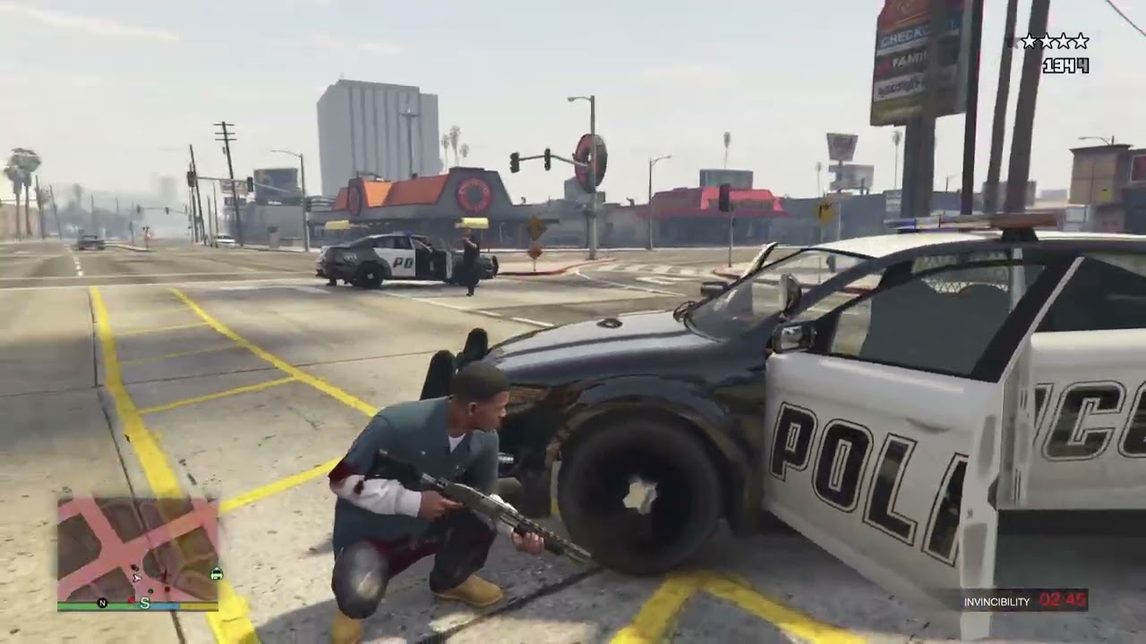 I’m invincible GTA5 #gta #gta5 #gta6