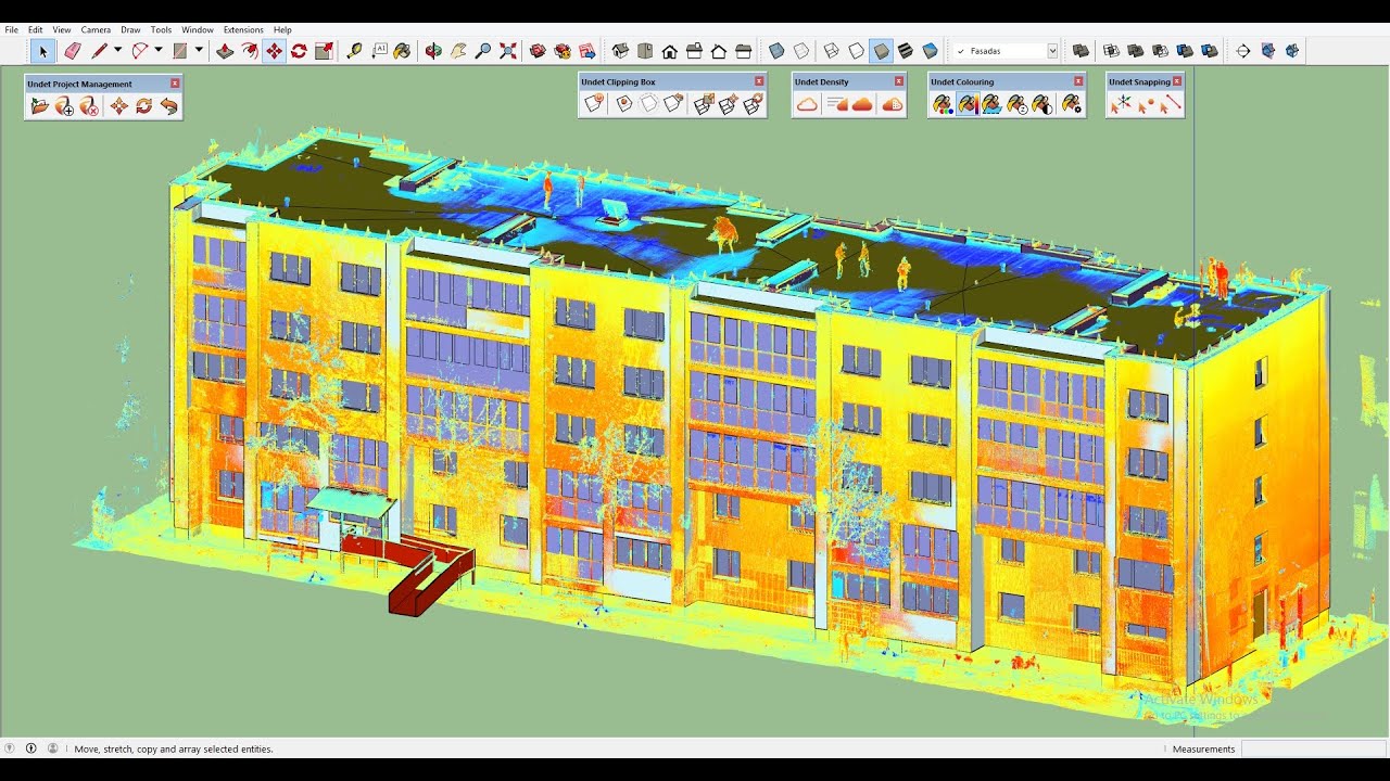 Undet for SketchUp | How to Model from Point Clouds in SketchUp?