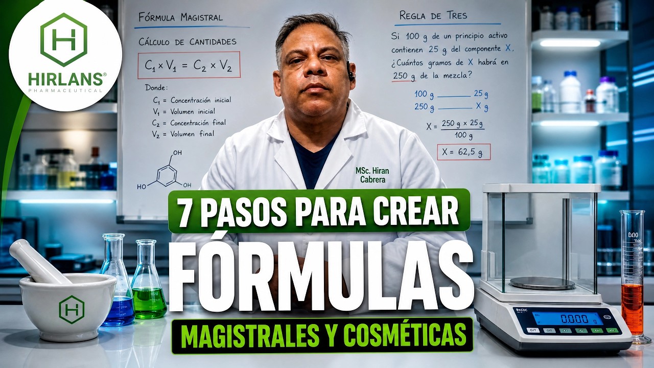 Pasos para elaborar una fórmula magistral