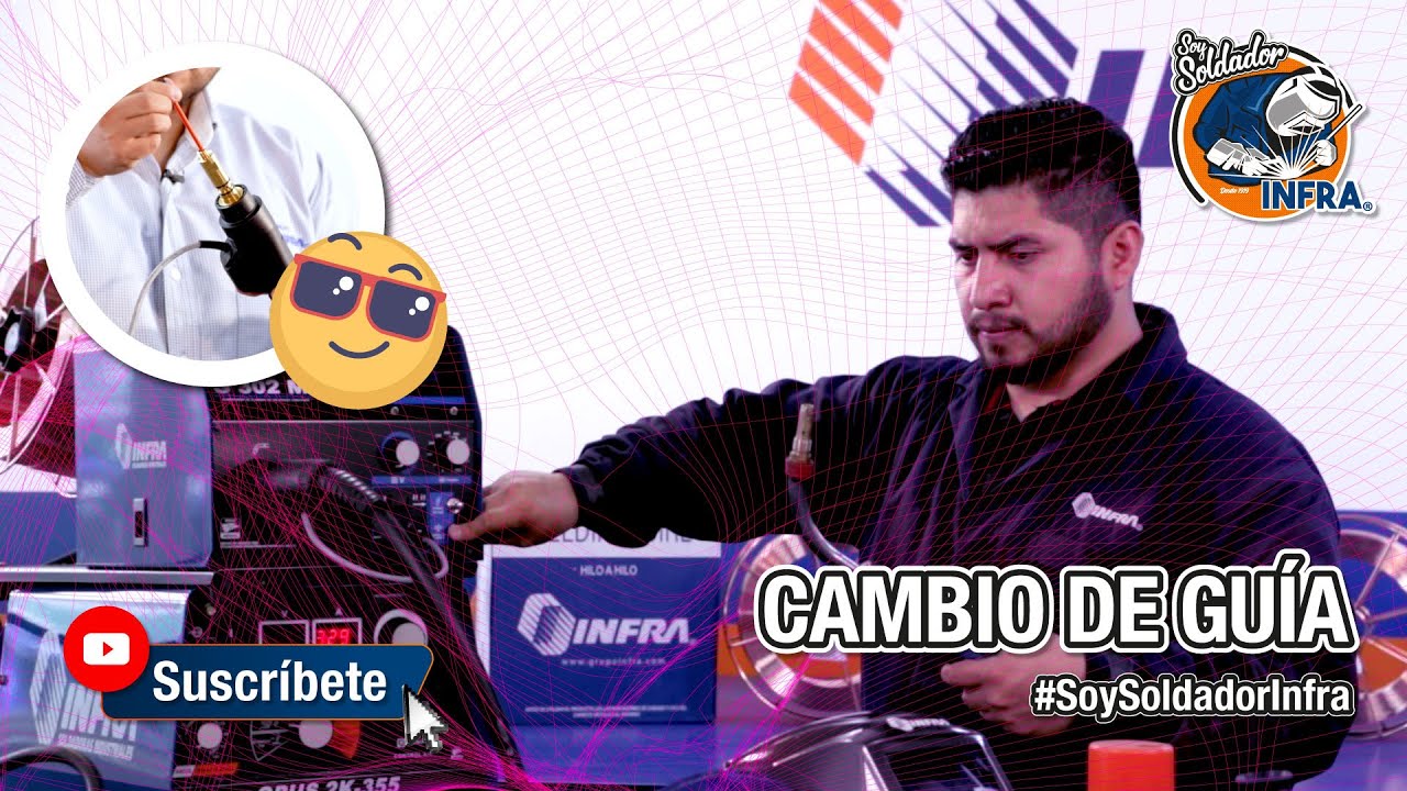 😎 Cambia la guía de tu antorcha MIG fácil y rápido 😏👨🏻‍🏭