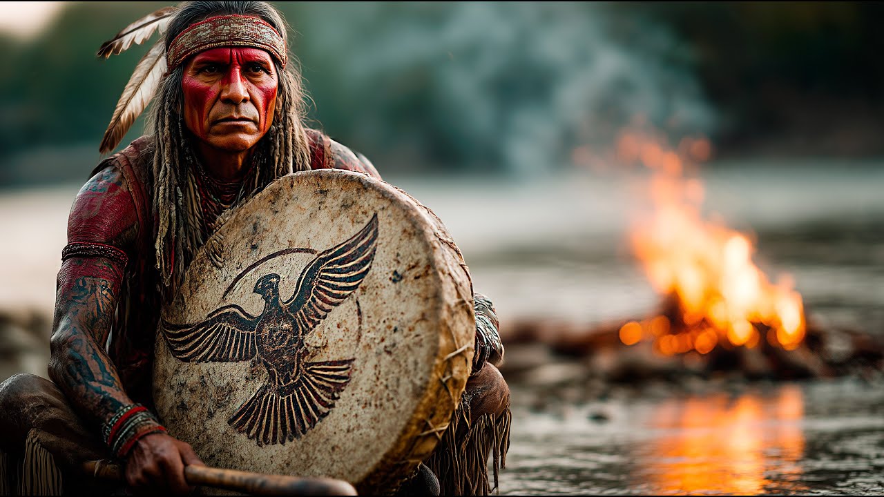 Native American River Ritual &ndash; Lakota Fire Ceremony, Shamanic Chant & Meditation Healing