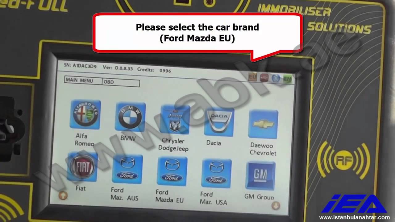 Mazda BT-50 2014+ Transponder key Programming By The Zed Full Key Programmer Without Pin Code