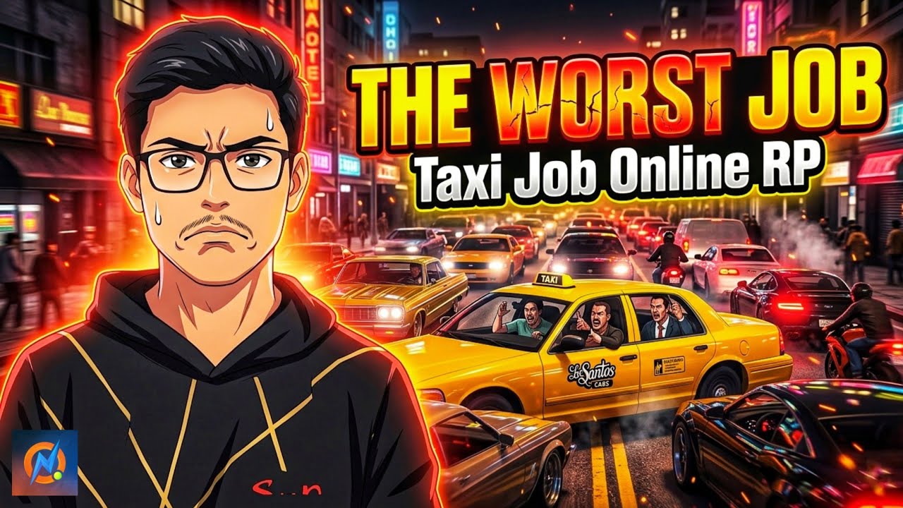 Taxi Job Gameplay Hindi | Online RP