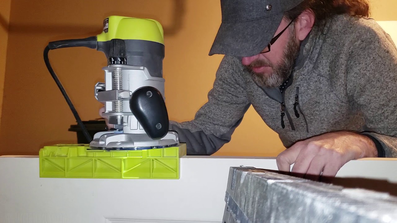 Door Hinge Router & Jig - Impressed by Ryobi