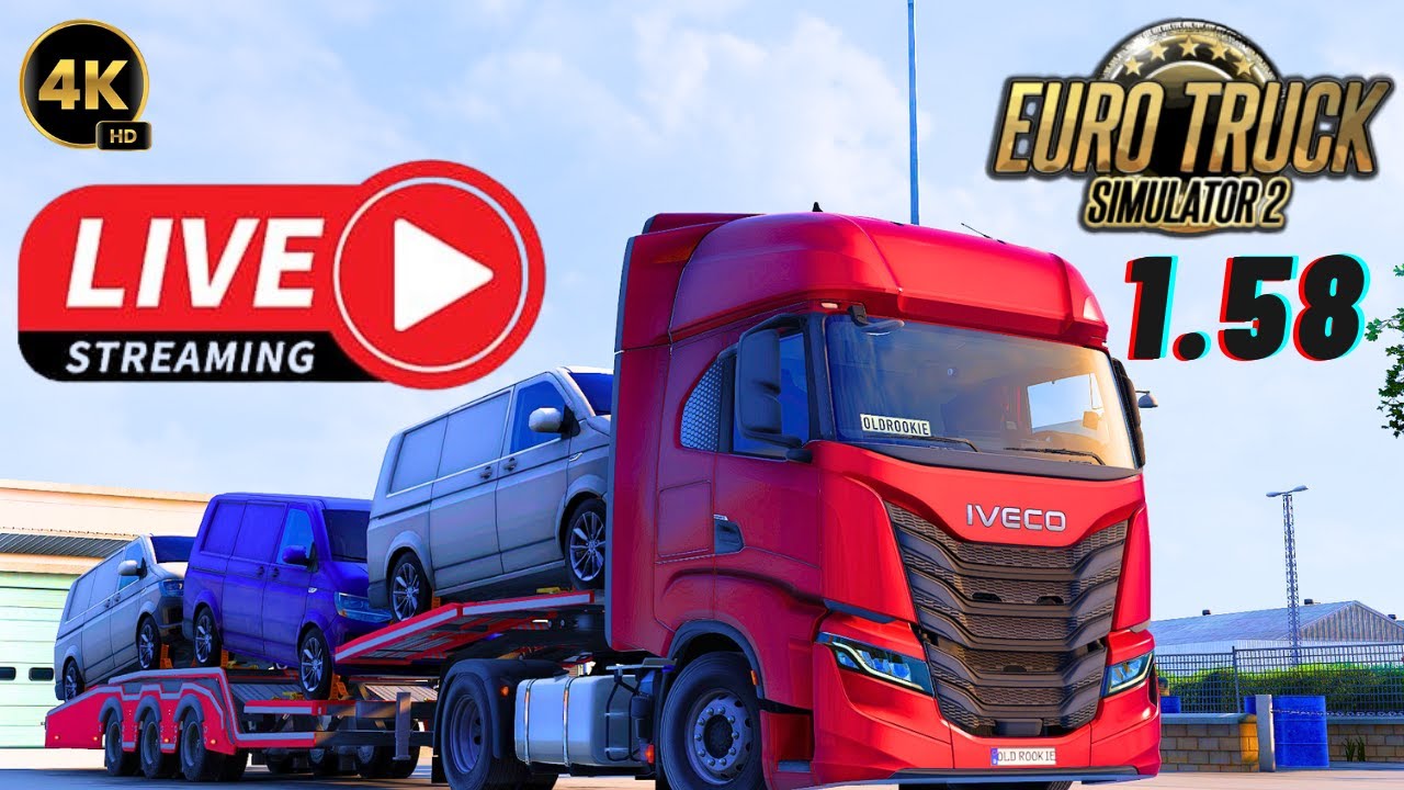 ETS2 Live Realistic Driving :  Iveco S-Way 460HP!  Snowymoon v2  | Moza R5 + OpenTrack |