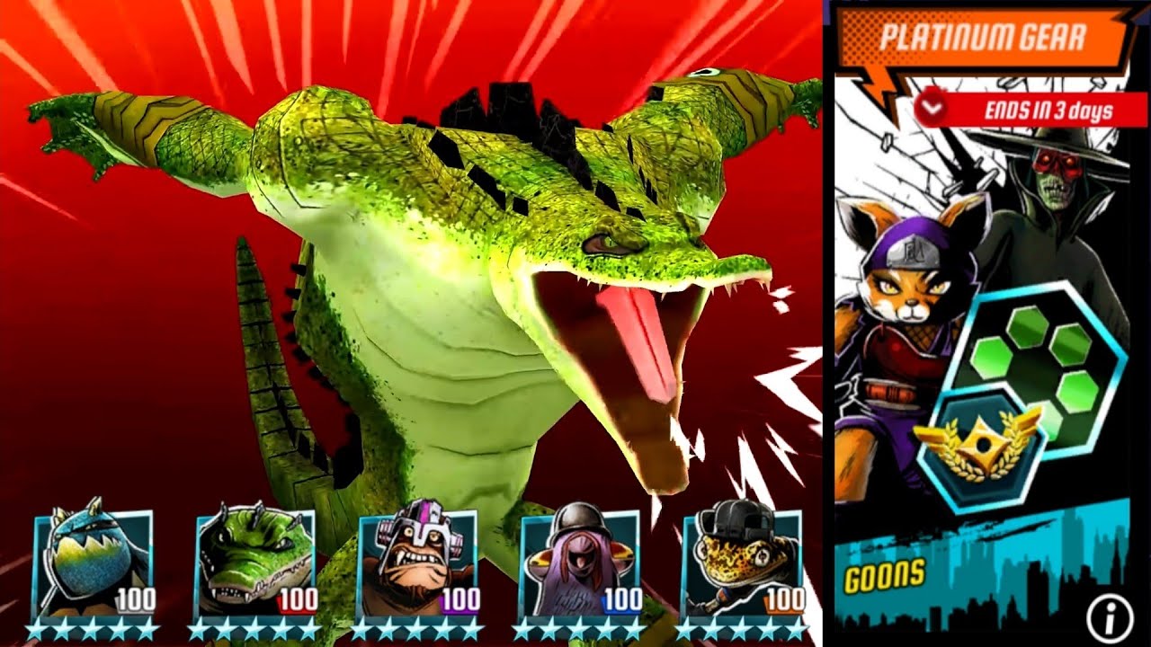 Teenage Mutant Ninja Turtles Legends Gameplay - Platinum Gear Goons Challenge