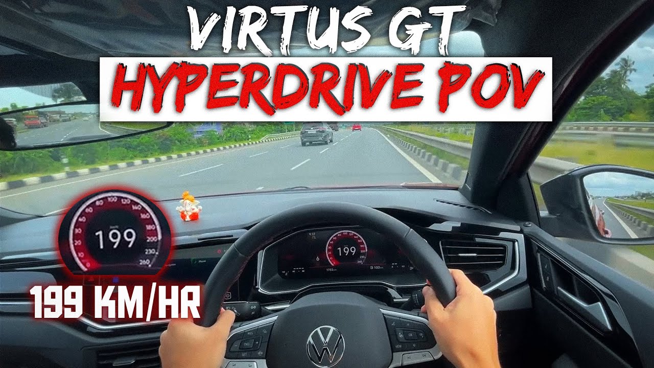 Volkswagen Virtus GT - High Speed Hyperdrive (POV) 199 km/h | 2025