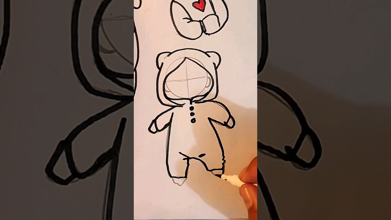 COMO DESENHAR PERSONAGEM CHIBIS Crian&ccedil;as Muito F&aacute;cil!