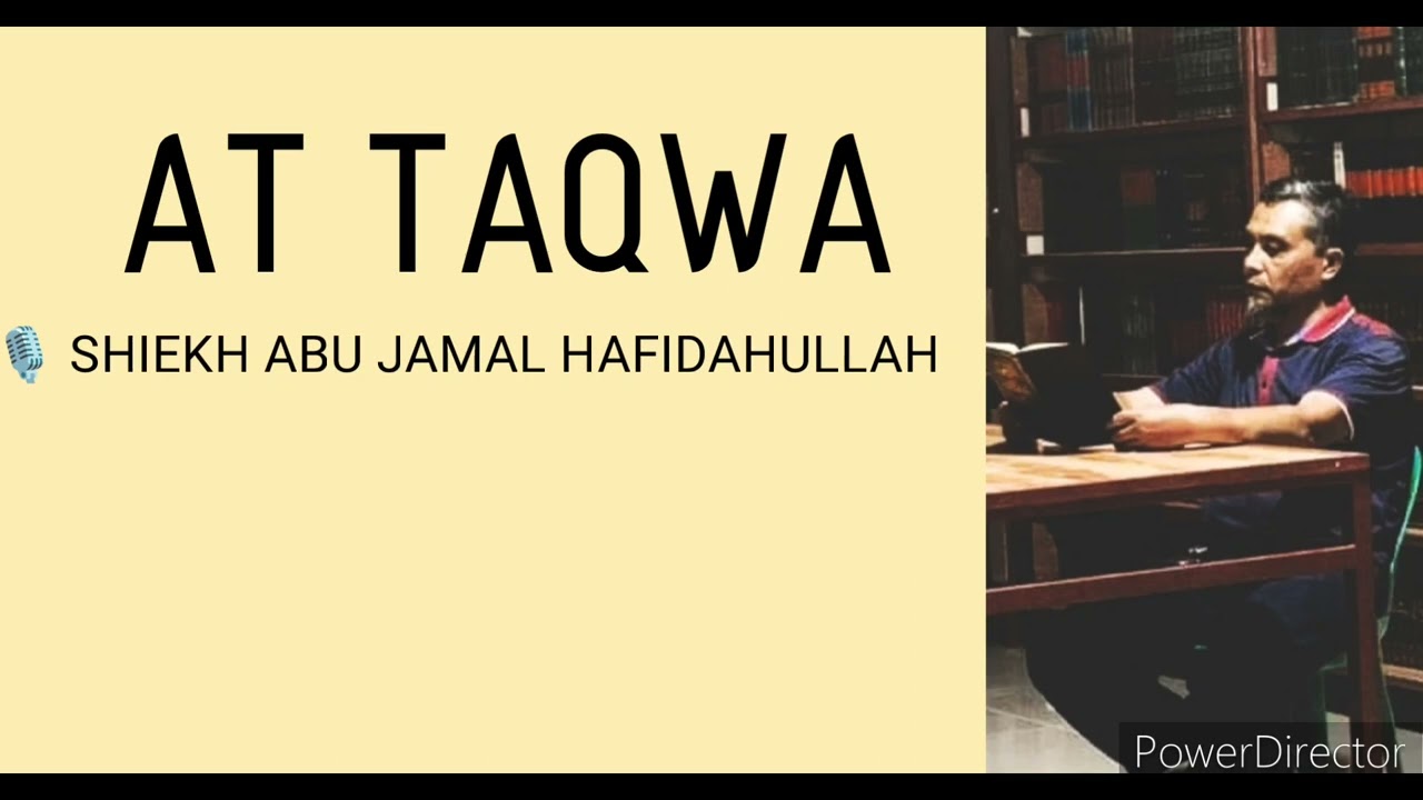 SO KALK KO ALLAH S.W. (AT TAQWA) 🎙️ SHIEKH ABU JAMAL HAFIDAHULLAH