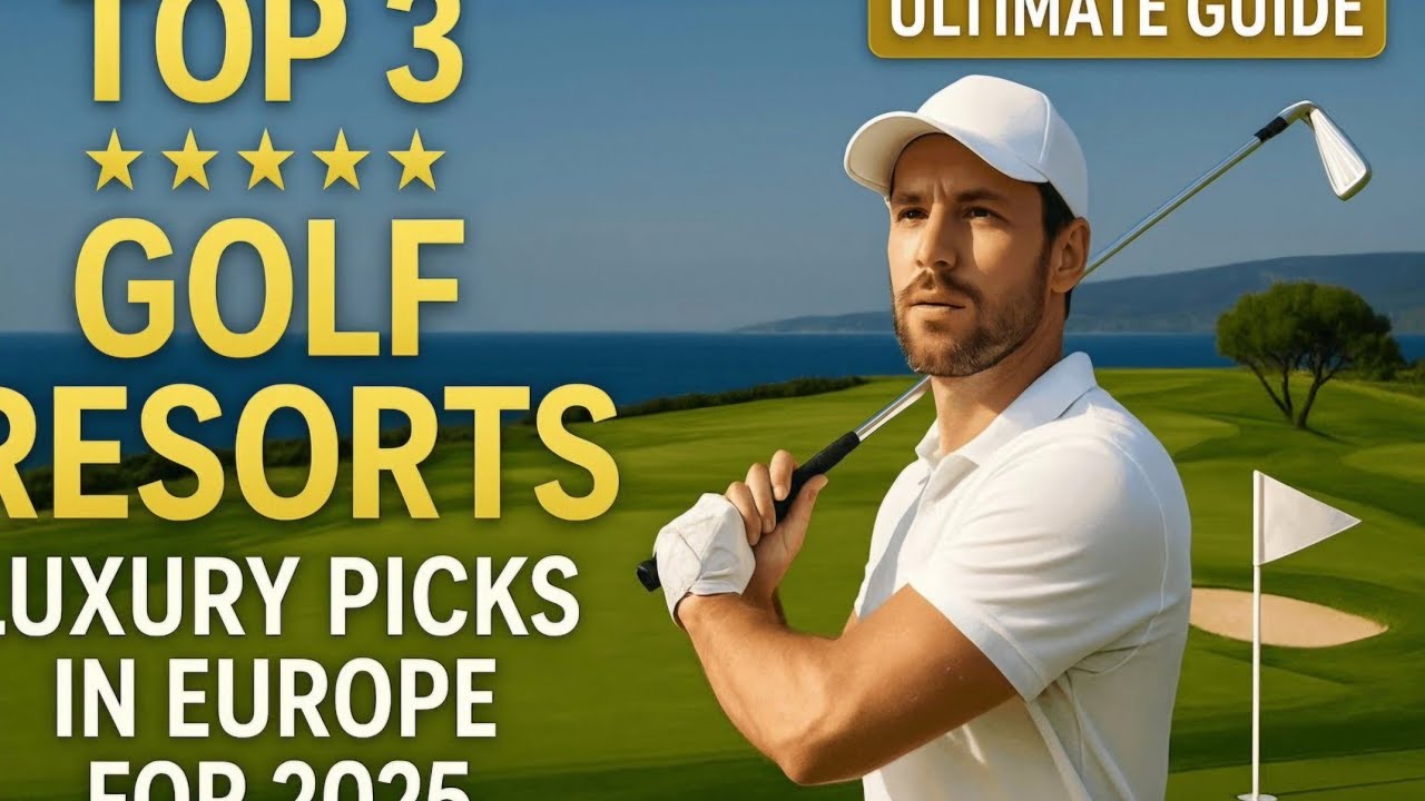 3 AMAZING Luxury Golf Hotels in Europe 2025 ⛳