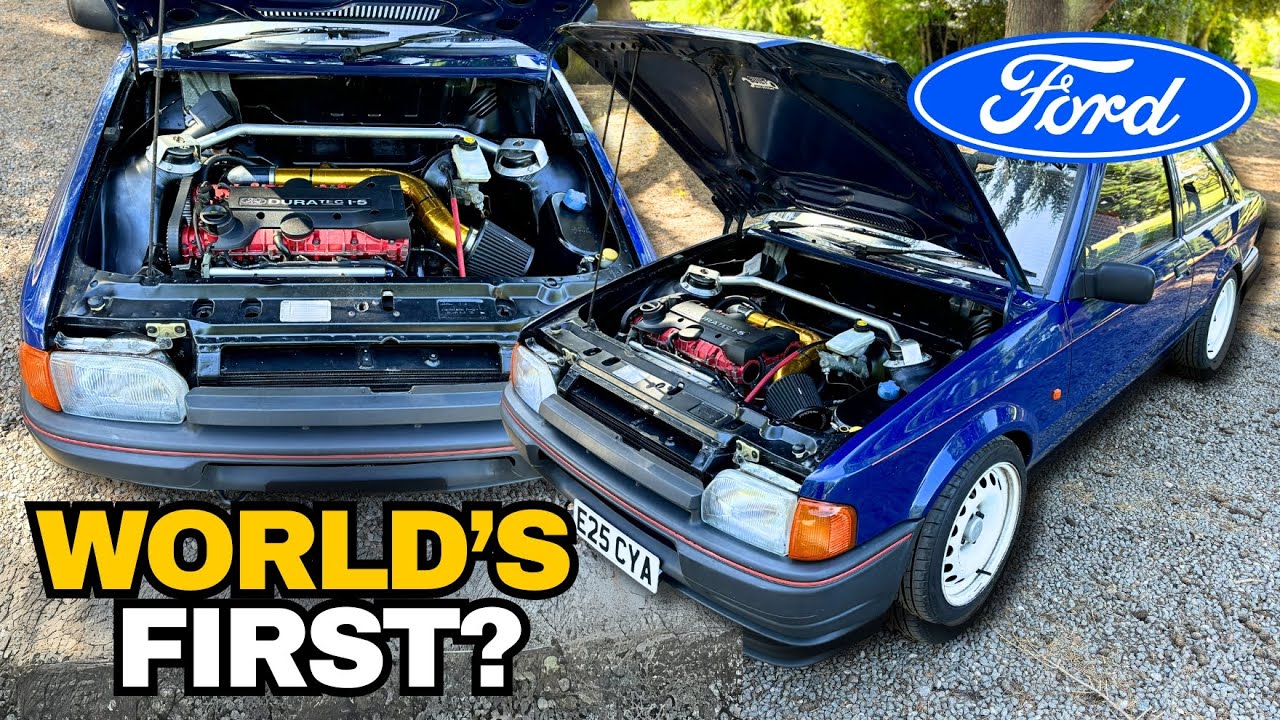 WORLD’S FIRST 5-CYL 2.5 FORD ESCORT?!