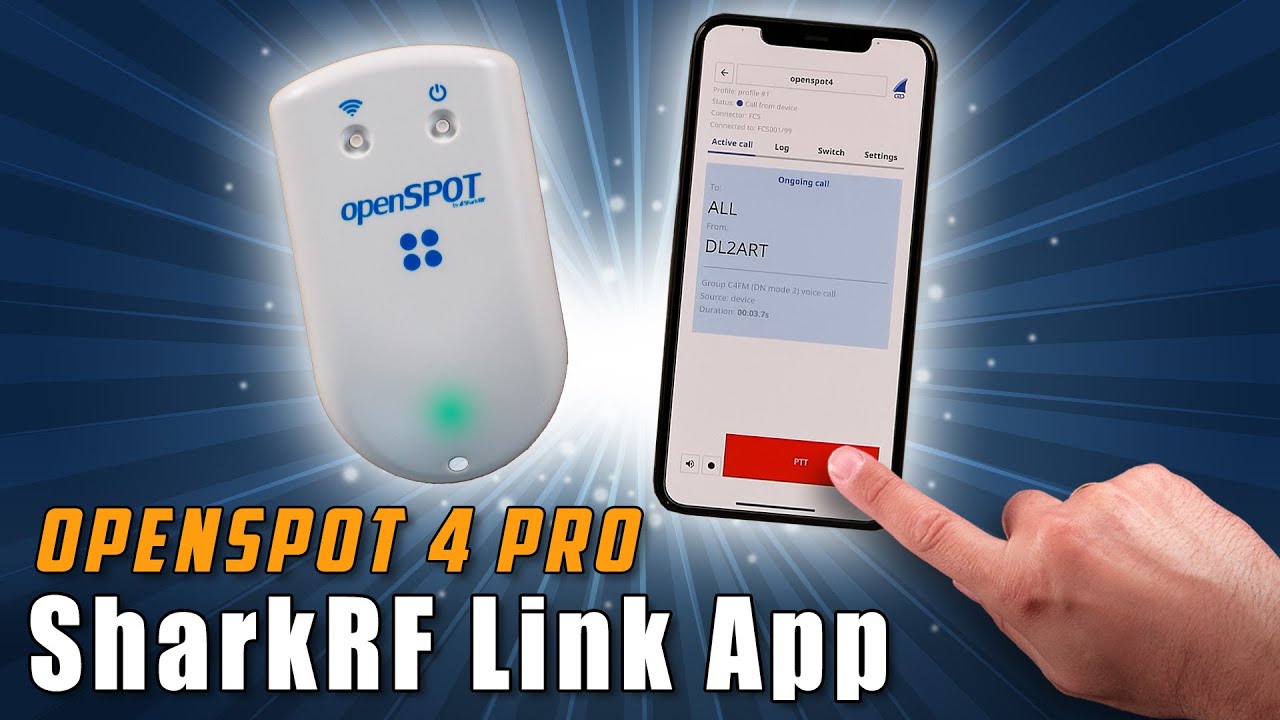 SharkRF openSPOT4 Pro 📡 Hotspot via Link App nutzen