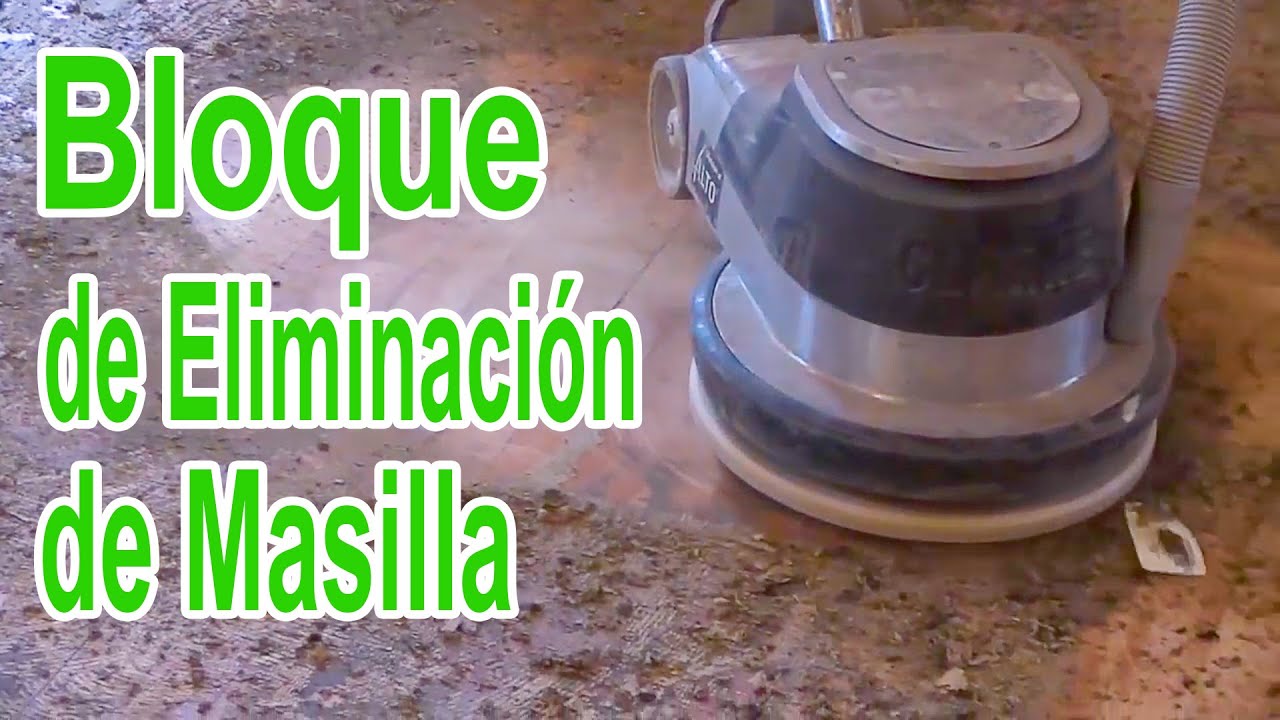 Bloque de Eliminación de Masilla para Instalar Nuevos Pisos de Madera