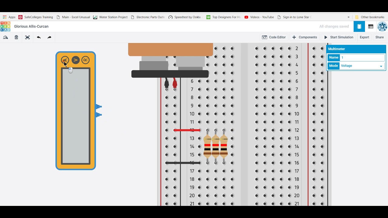 Parallel resistors and Transistor Truth Tables