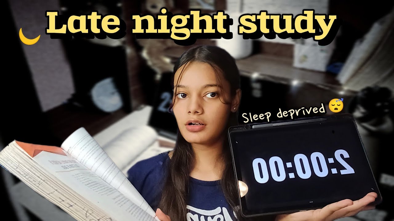 Late night STUDY 😴| CBSE 11th grader 📚Study vlog 