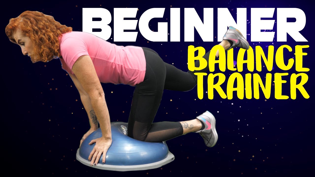 Beginner Balance Exercises with a Balance Trainer 💥 BOSU Workout