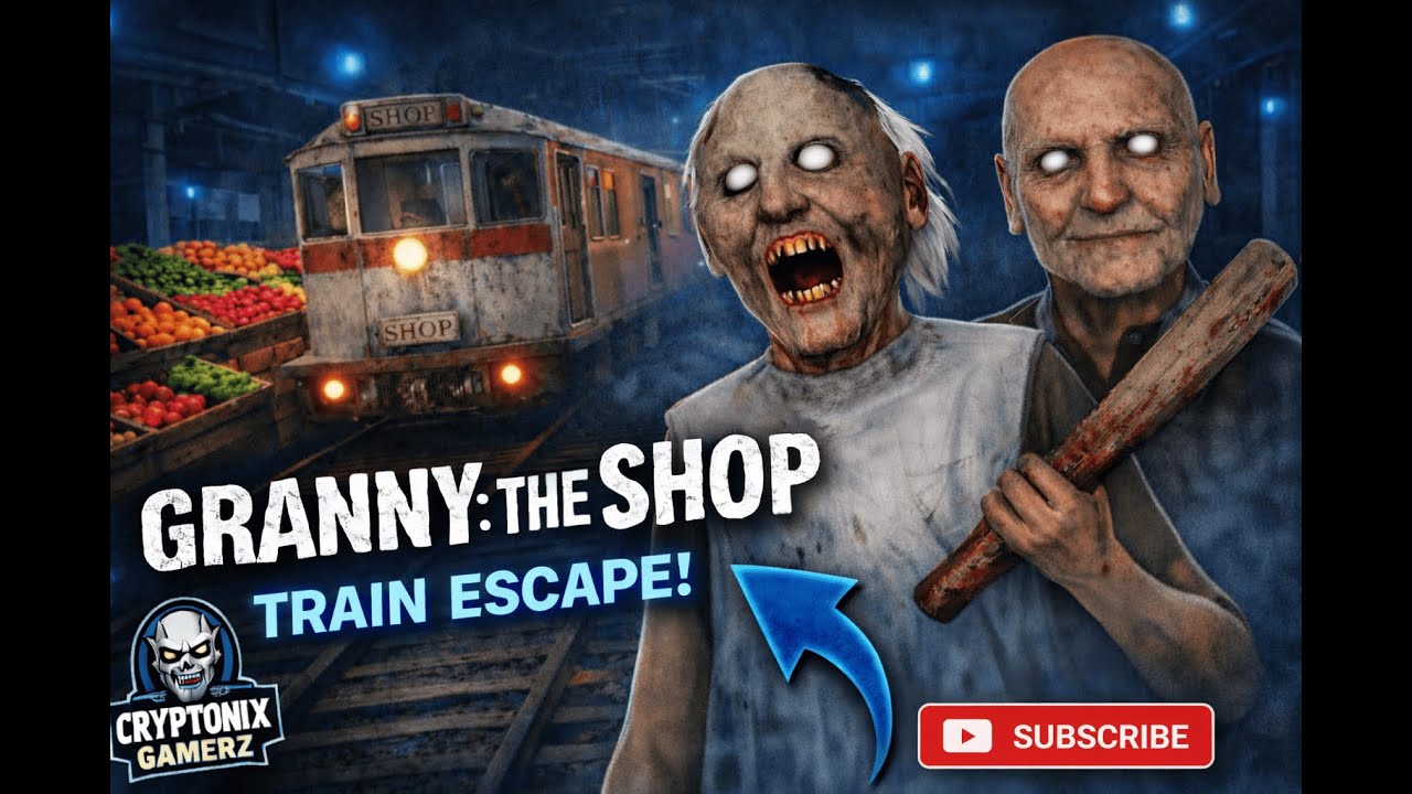 Granny: The Shop Train Escape 😱🚂 | Full Gameplay | Intense Close Calls
