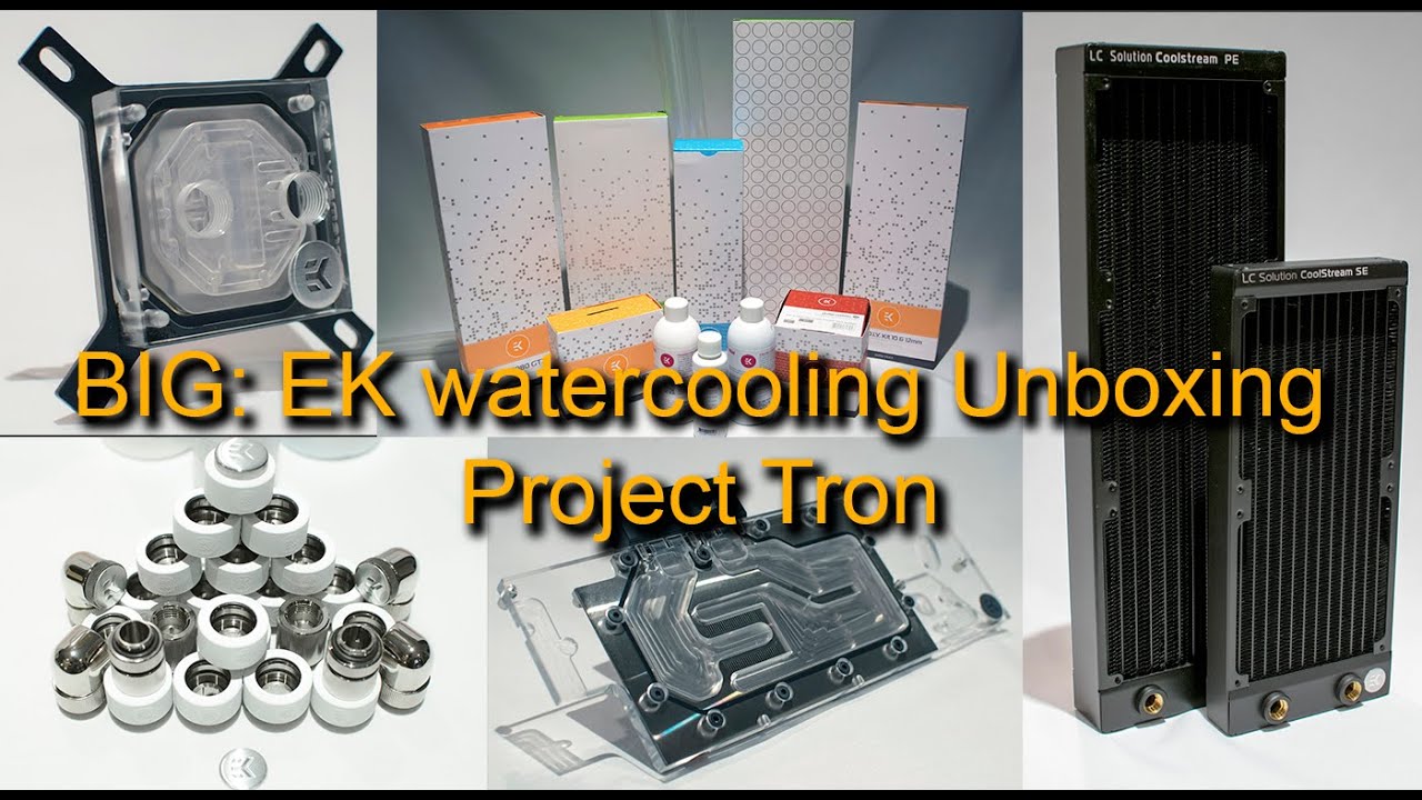 BIG EK Watercooling unboxing, GTX1080 Waterblock & more