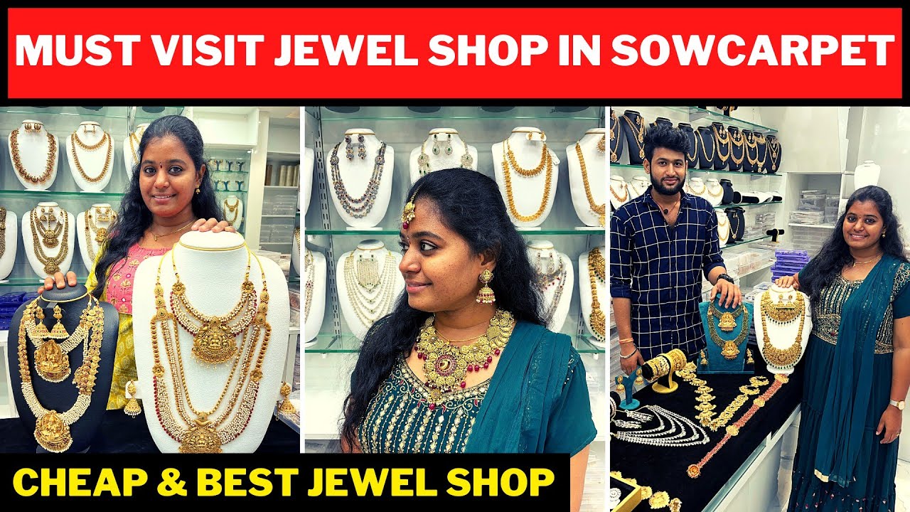 Must Visit !!! Jewel Shop In Sowcarpet | Dhanalakshmi Creation Sowcarpet | Priya just now fashion