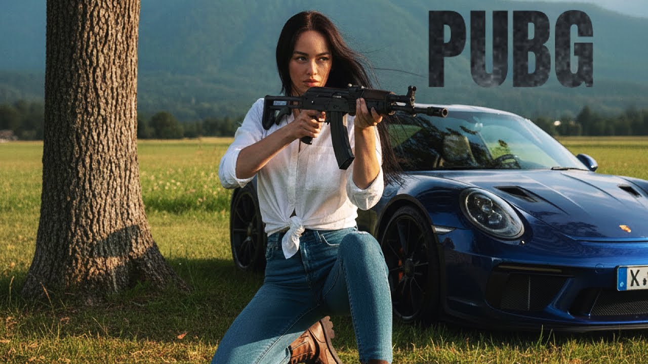 [PUBG] Показала худший спрей на какой-то там минуте, потом злая сидела #pubg #пабг