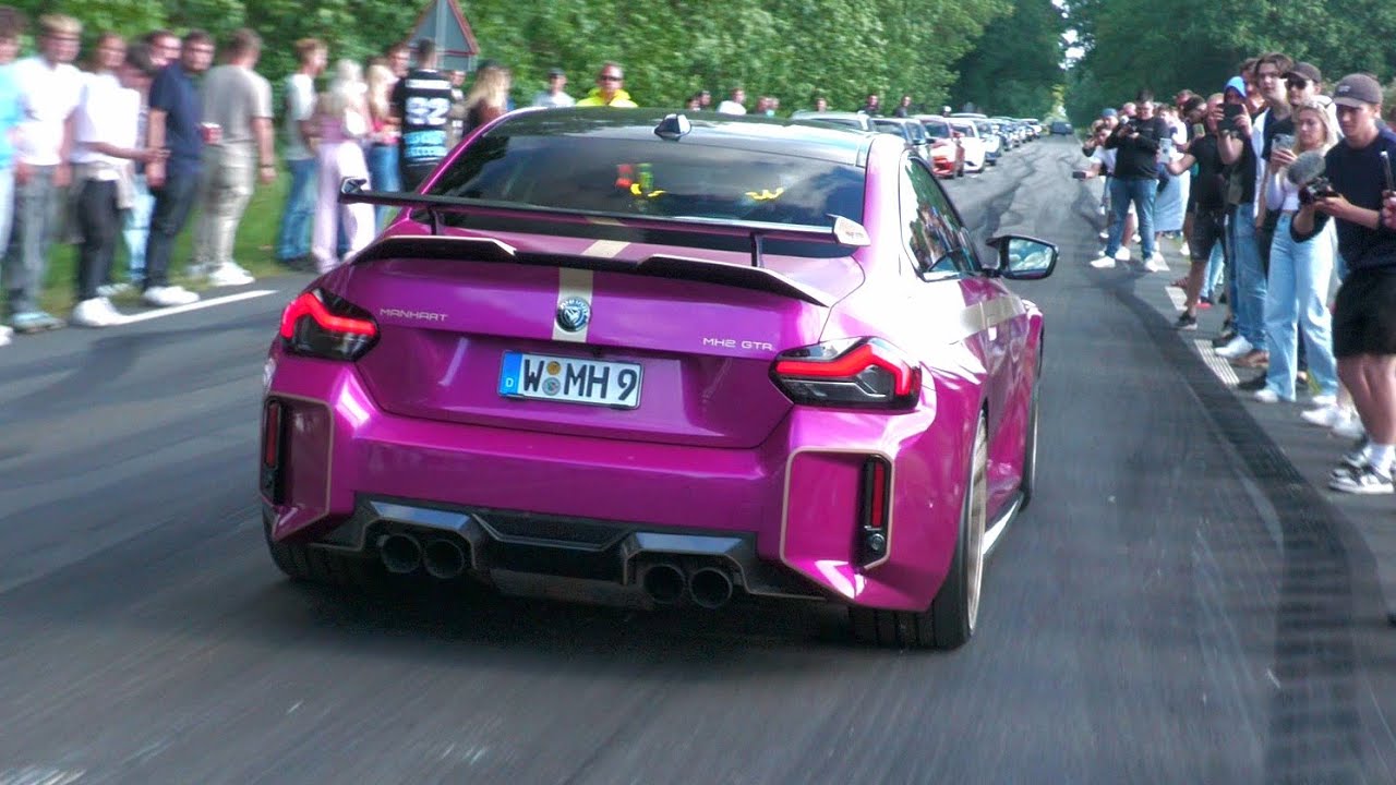 BMW M Cars Leaving Bimmerfest 2024! Manhart MH4 GTR, M5 F90 Competition, Liberty Walk M3, XM, M3 CS
