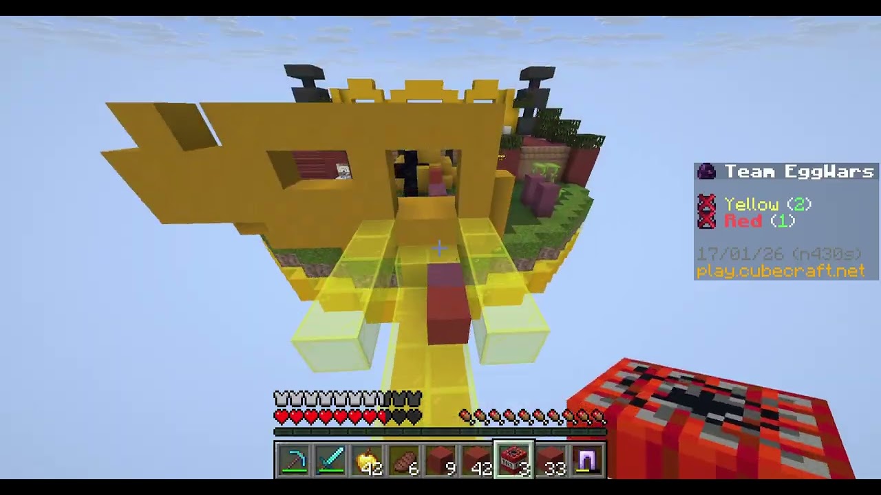 Minecraft Eggwars Cubecraft   Good Fight in the end of the video