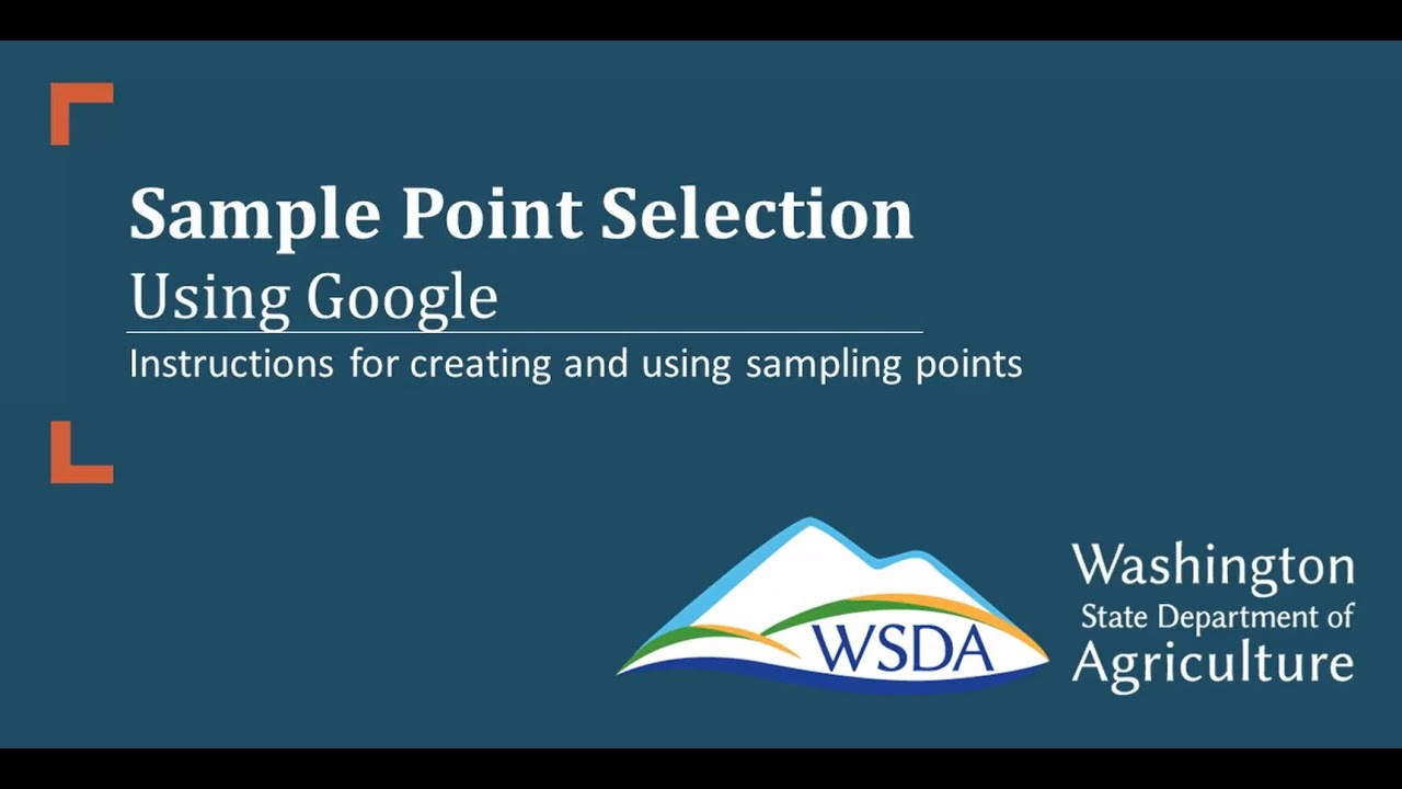 Soil Sampling 101: Sample Point Selection Using Google