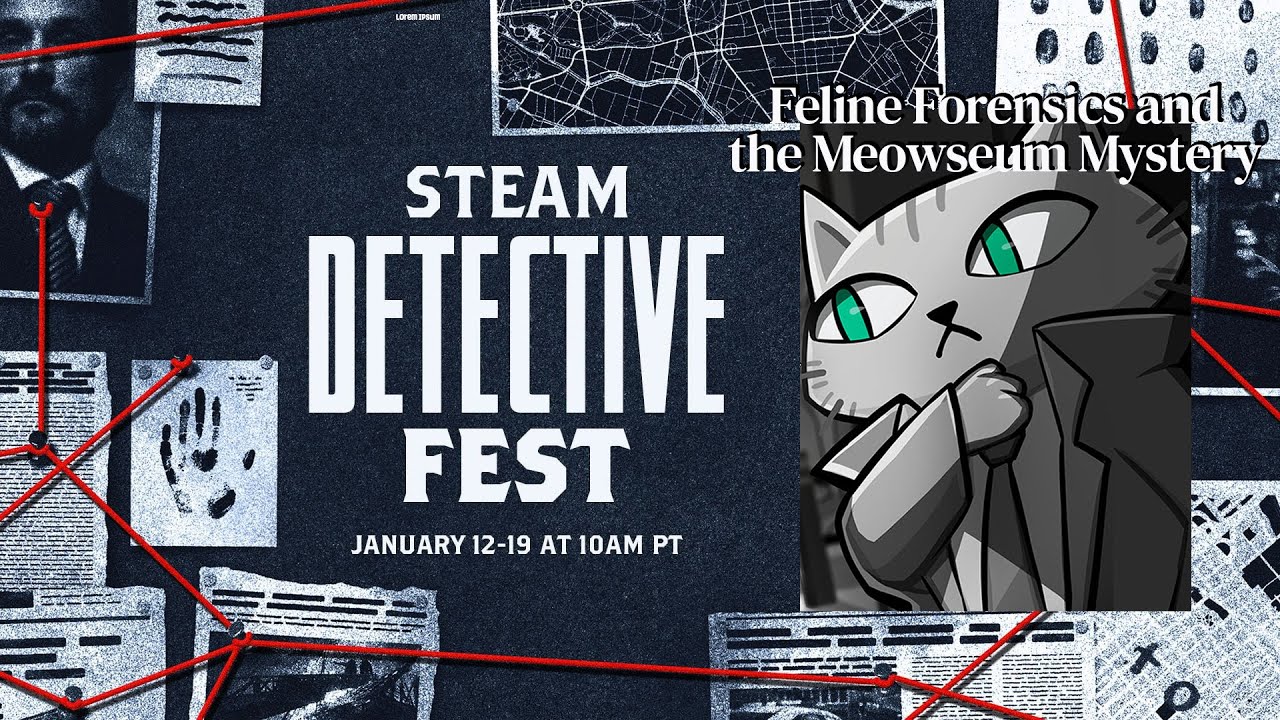 Feline Forensics and the Meowseum Mystery (Demo) - Steam Detective Fest 2026