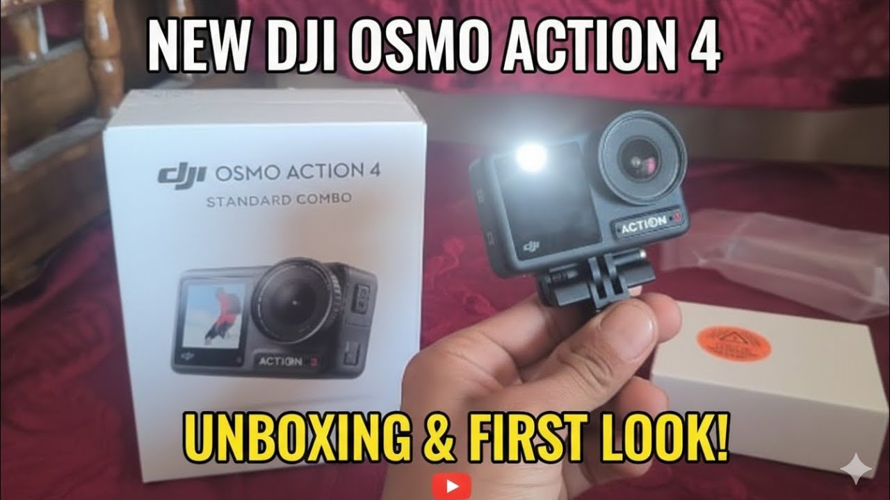 The Most Advanced Action Camera Yet - DJI Osmo Action 4 Unboxing & Review ! #cameraunboxing