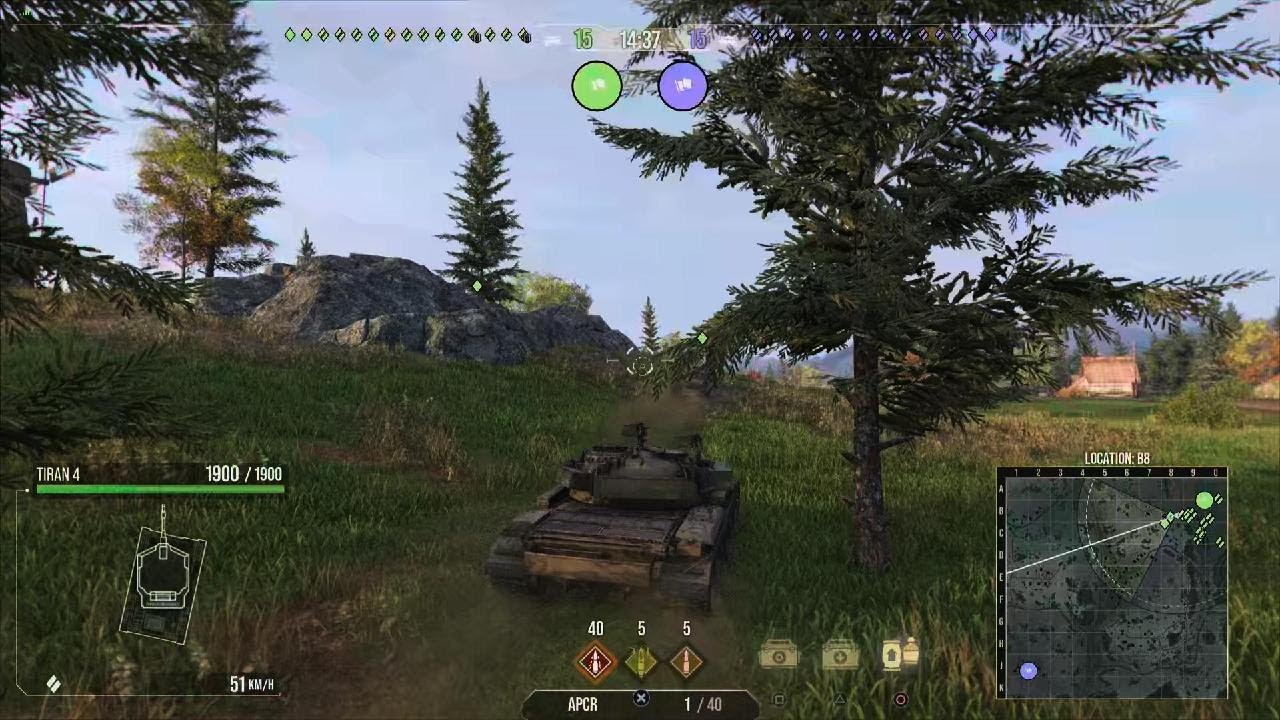 World of Tanks Console (Cold War) || Tiran 4 || Ace Tanker