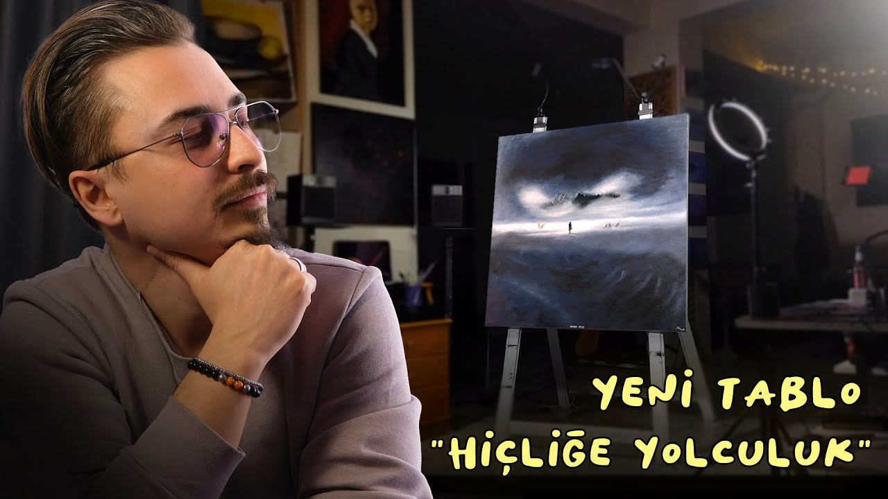 Yeni Yağlı Boya Tablo | Hiçliğe Yolculuk | Resim Sergisine Hazırlık