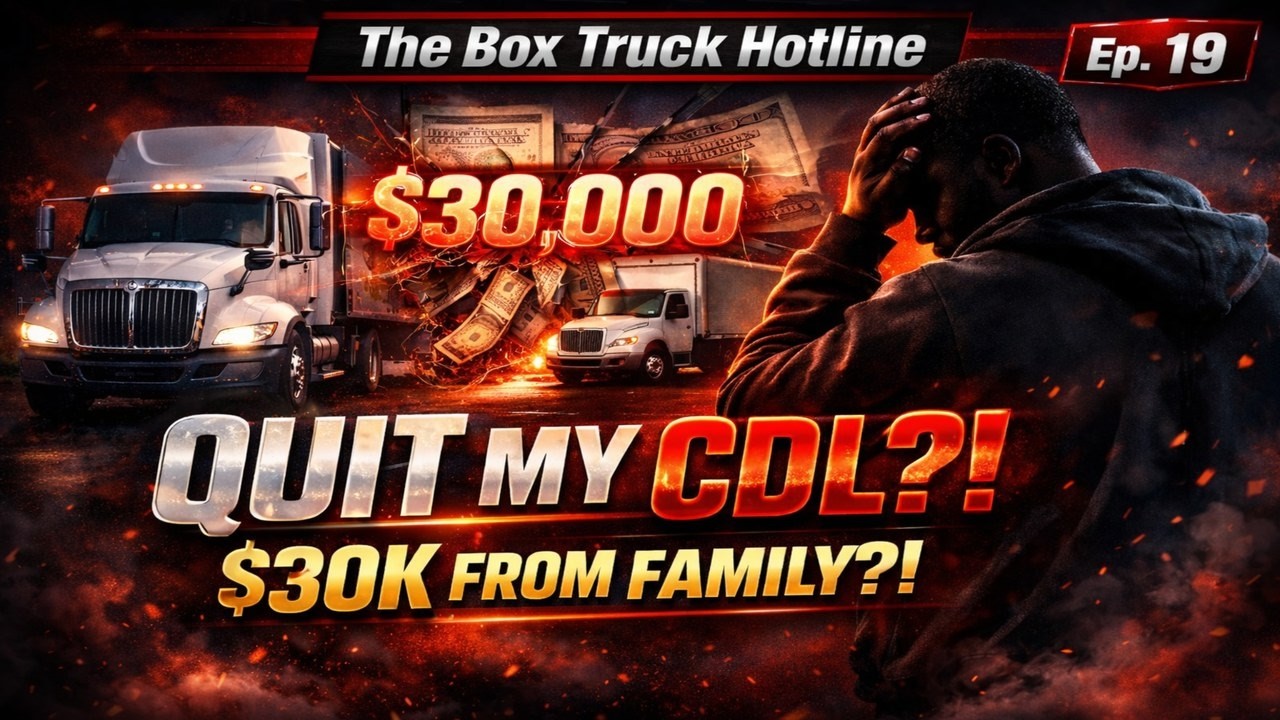 He’s Quitting His CDL Job for a Box Truck… With a $30K Family Loan 😳
