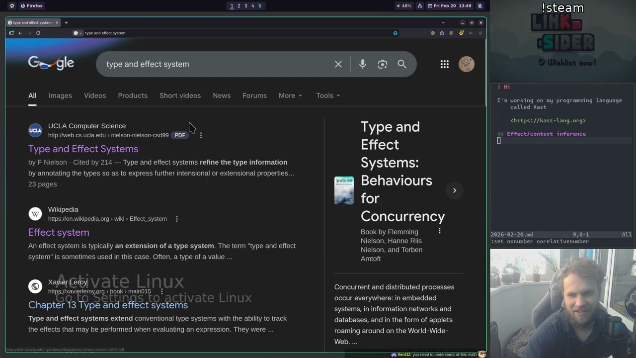 🦄 Making programming language - Effect/Context Inference - Kast #156 🦄