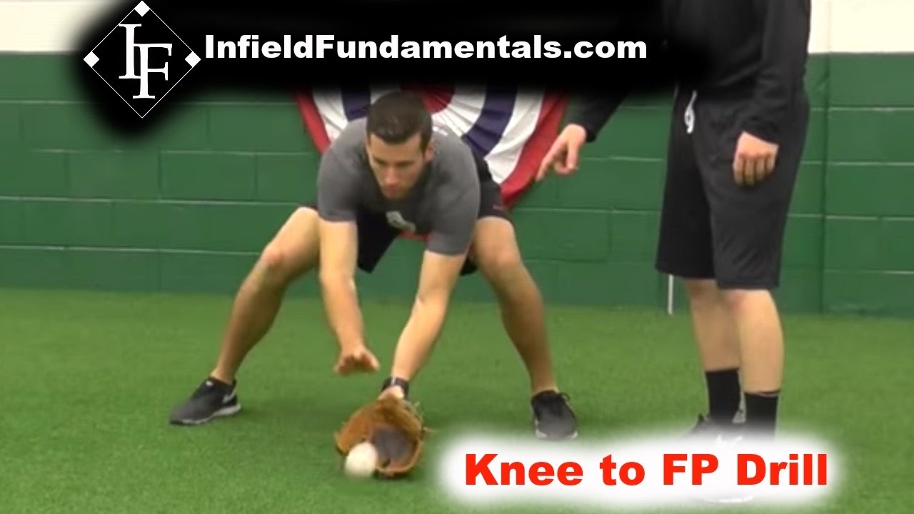 Knee to Fielding Position Drill - Great Infield Drill (Baseball or Fastpitch)