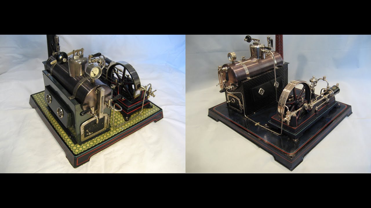 Doll 364/2  vs  Doll 364/3  Dampfmaschine Steam Engines ca1920 and ca1930  AfP  (pictures, videos)