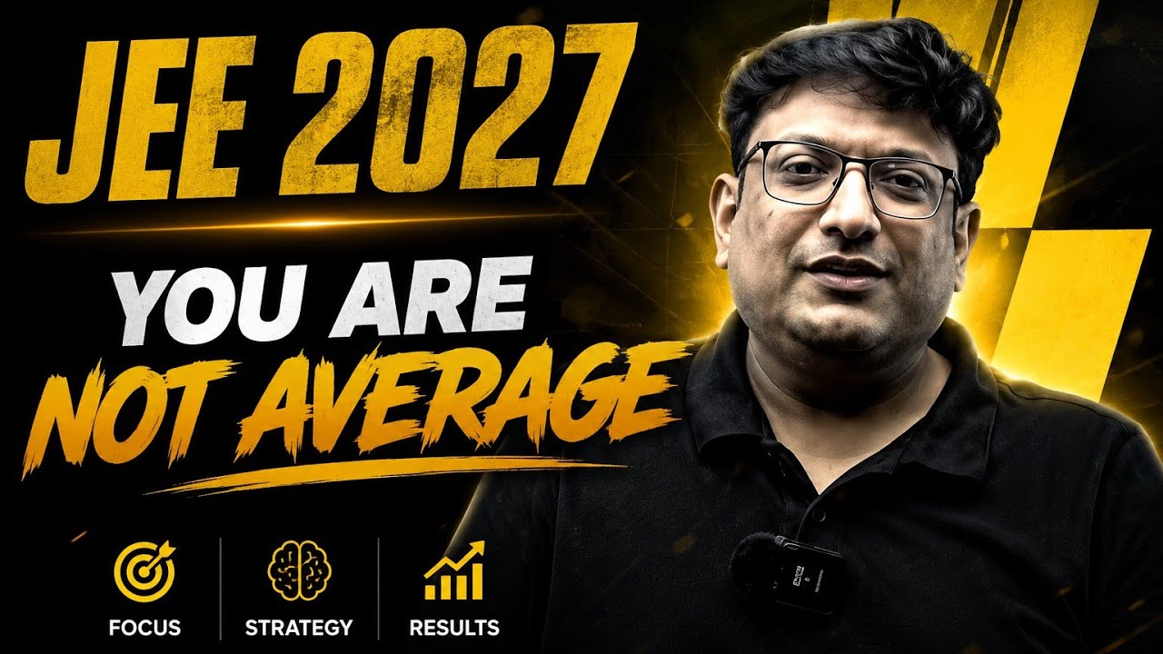 You are not average! JEE 2027 dropper students 💪 will crack the exam with top rank 👍