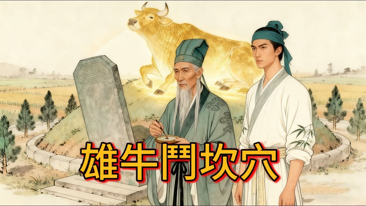 方同無意間得到了好風水「雄牛鬥坎穴」，怎料他的風水卻影響了對面的土地爺，可土地爺還未動手，方家救出了意外#民間故事#故事分享#故事頻道