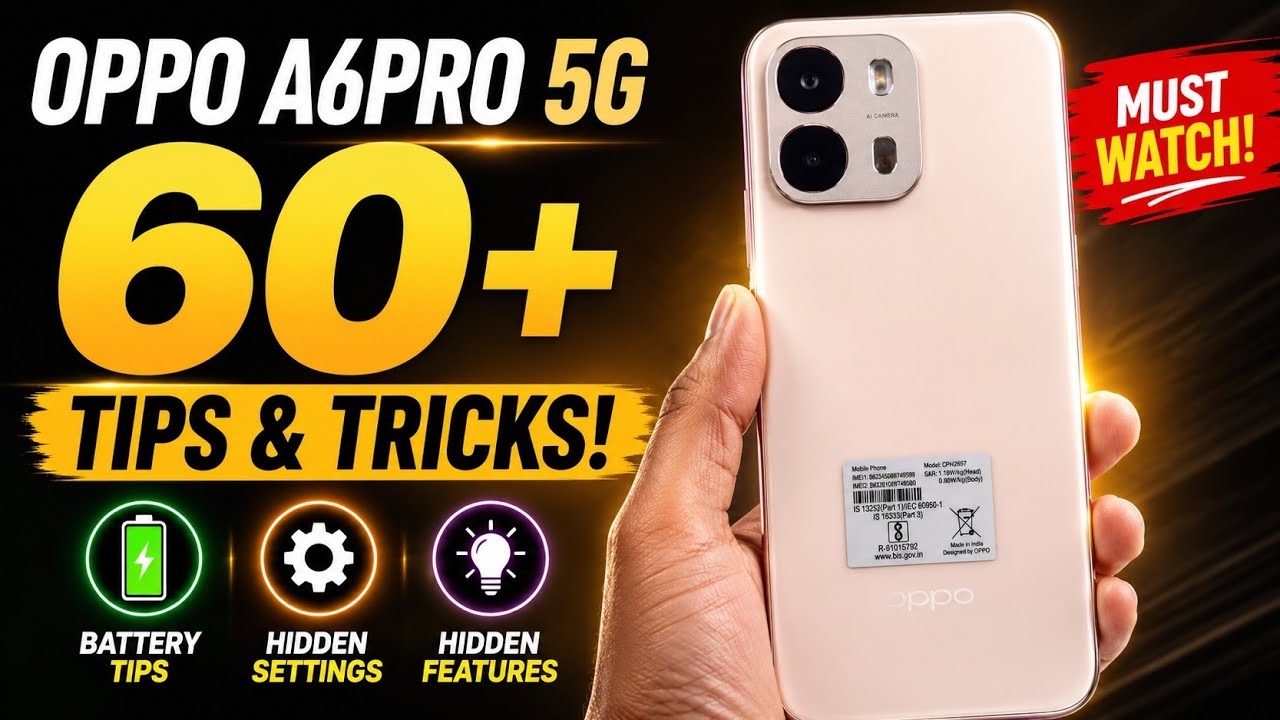 OPPO A6 Pro 5G Tips & Tricks 🔥 Hidden Features You Must Know | OPPO A6 Pro 5G