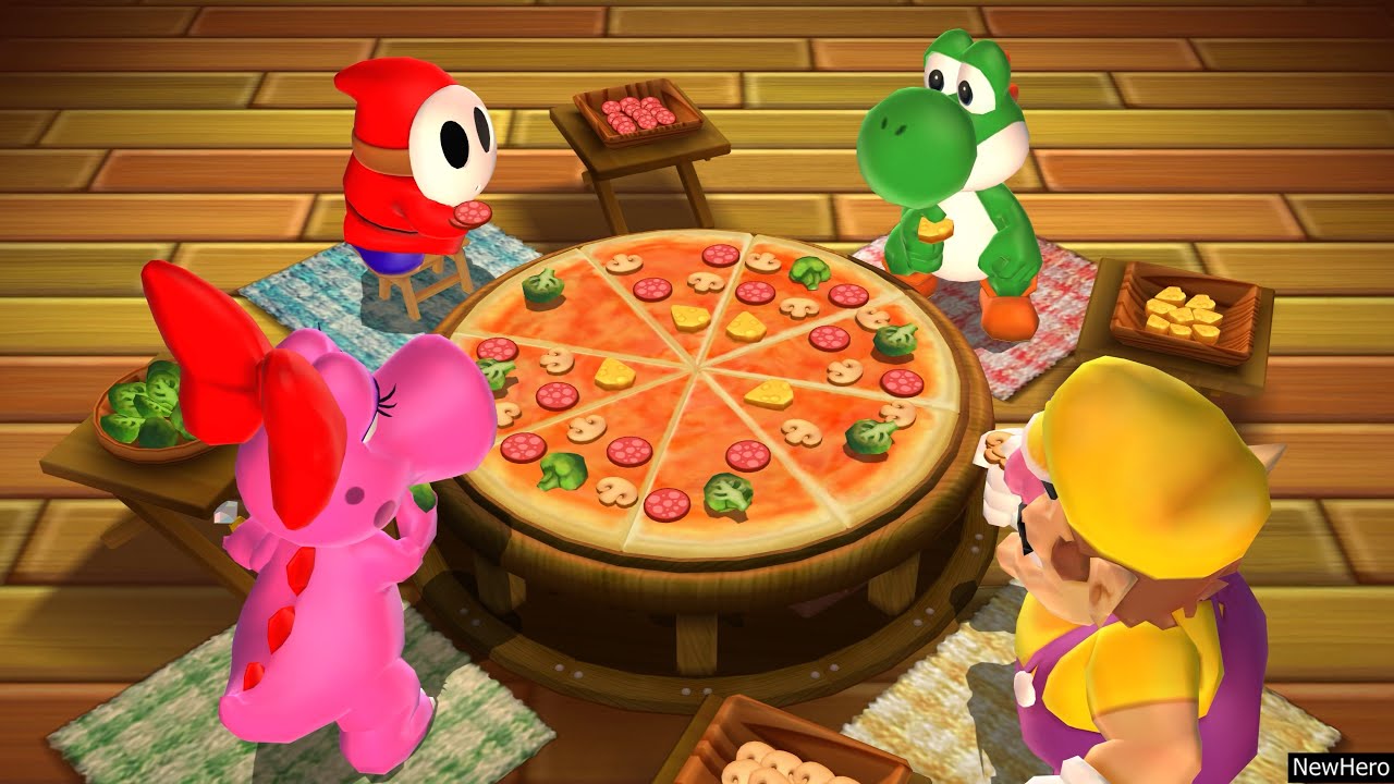 Mario Party 9 - Shy Guy Vs. Yoshi Vs. Birdo Vs. Wario | Step It Up