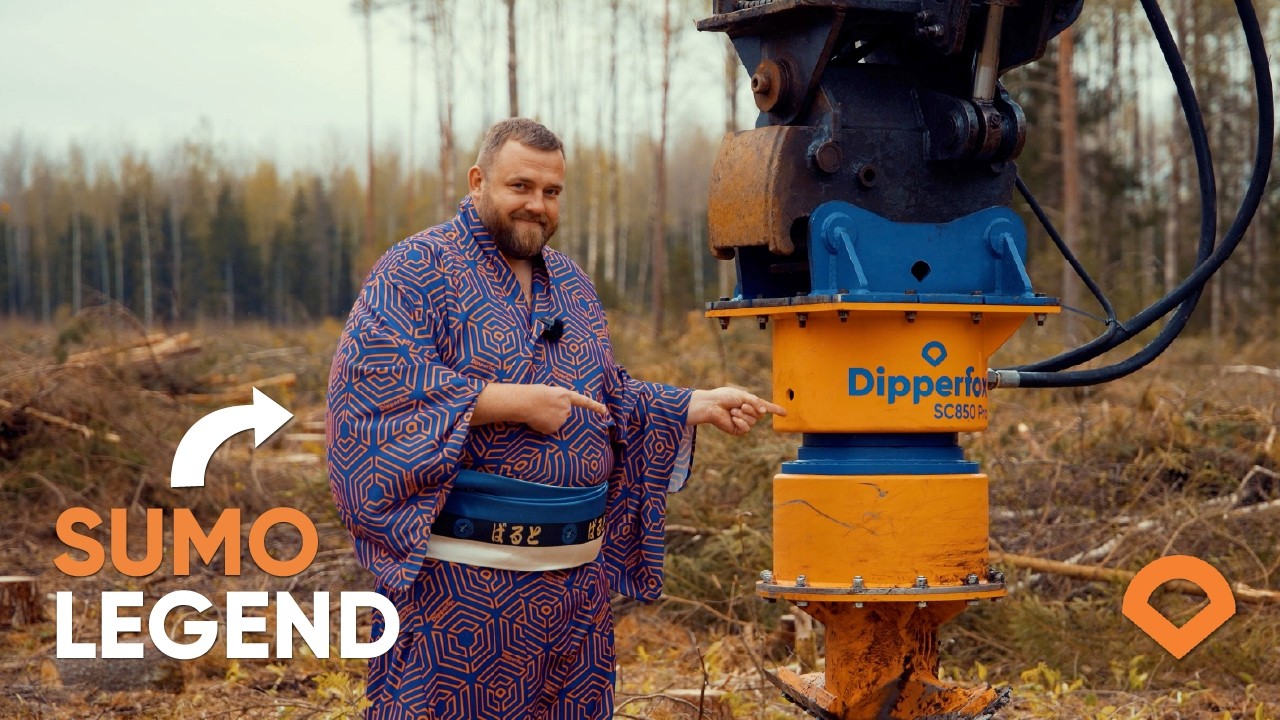 Estonian Sumo Legend Baruto vs. Tree Stumps