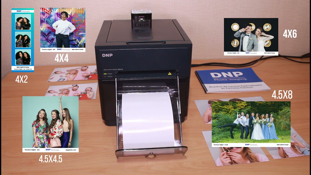 Imprime tus fotos instantáneas usando QW410