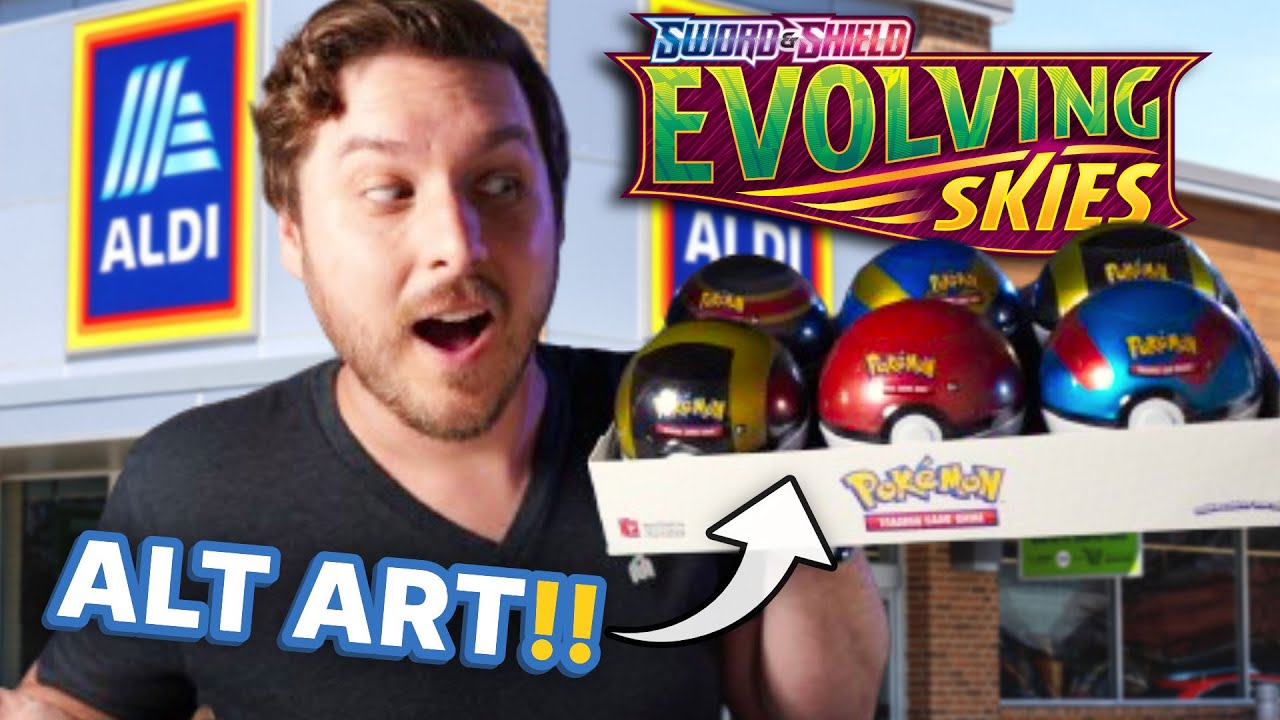 I went BACK for more ALDI Pokémon Tins because… Evolving Skies!!