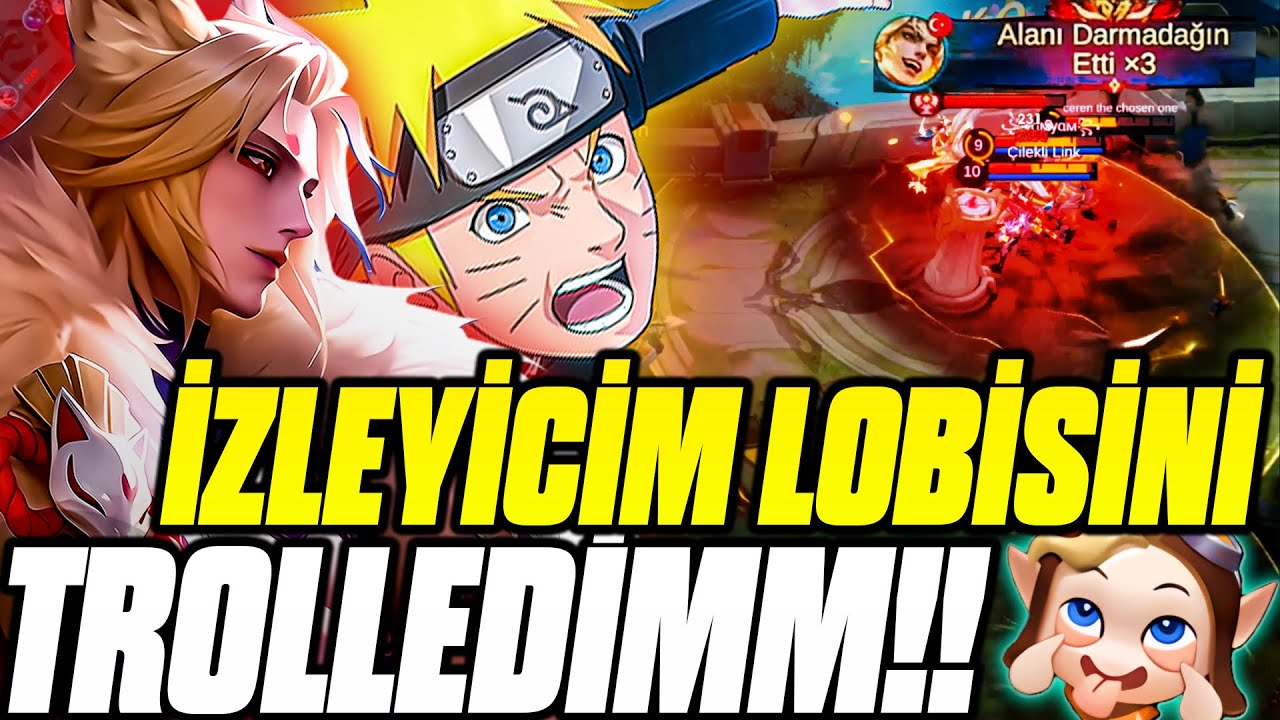 GİZLİCE İZLEYİCİMİN LOBİSİNE SIZIP TROLLEDİM - KATLİAM LOBİ ONLİNE - LANCELOT LUCAS - MLBB