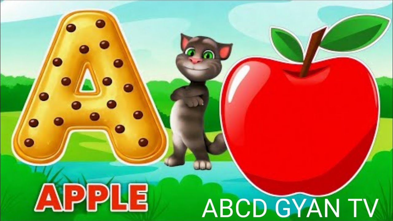 एबीसीडी गीत | ABCD Song & Rhymes for Kids | A to Z Alphabet Cartoon – ABCD Gyan TV