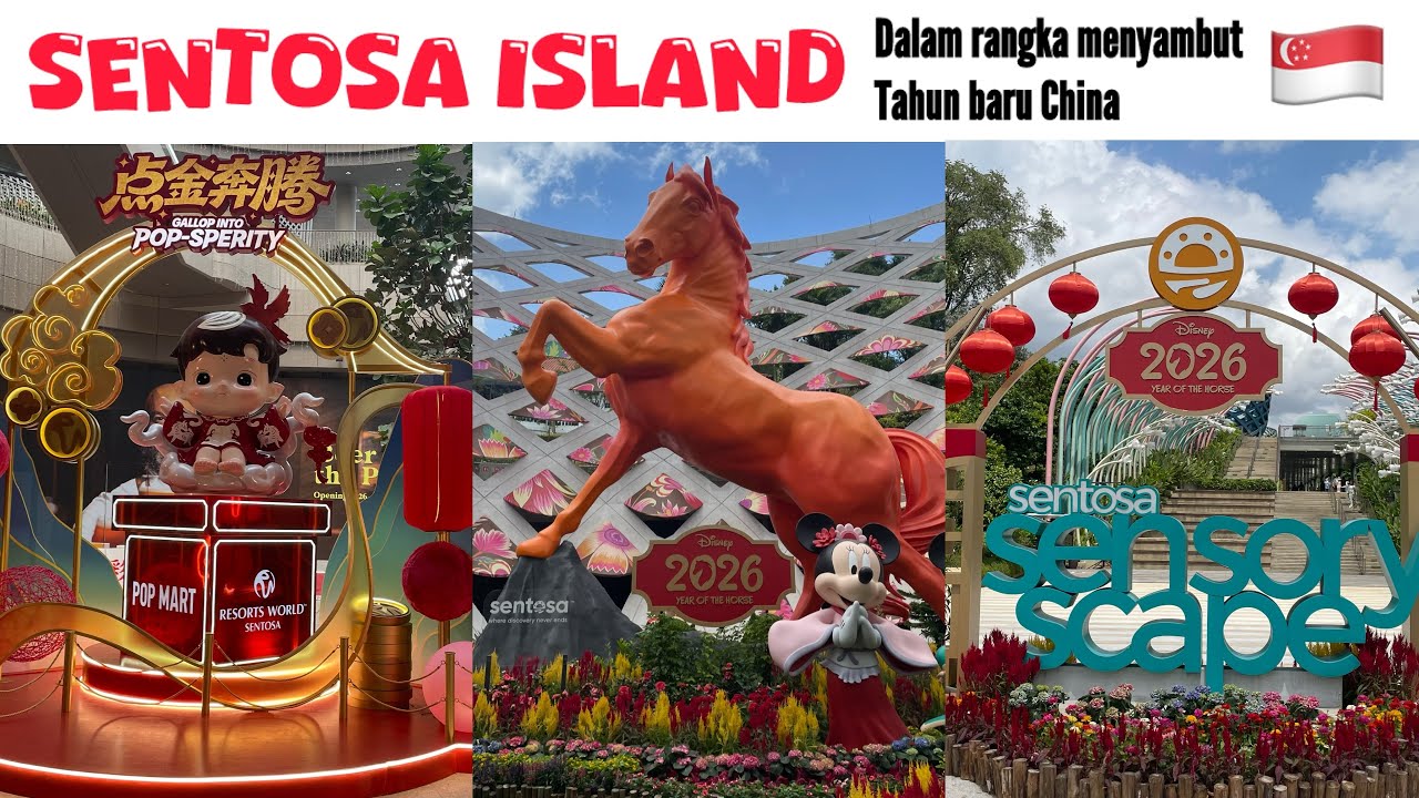 Sentosa Island : Lunar New Year Decorations 