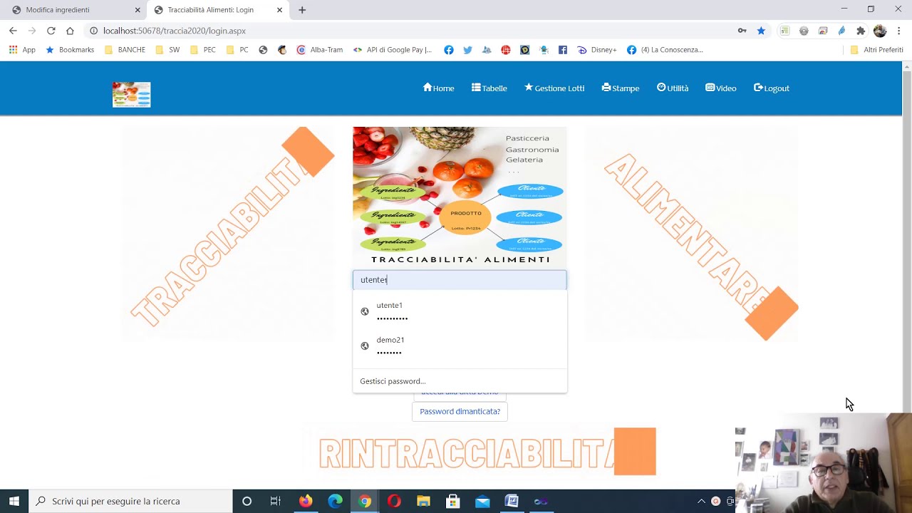 Tracciabilità e Rintracciabilità degli Alimenti #1