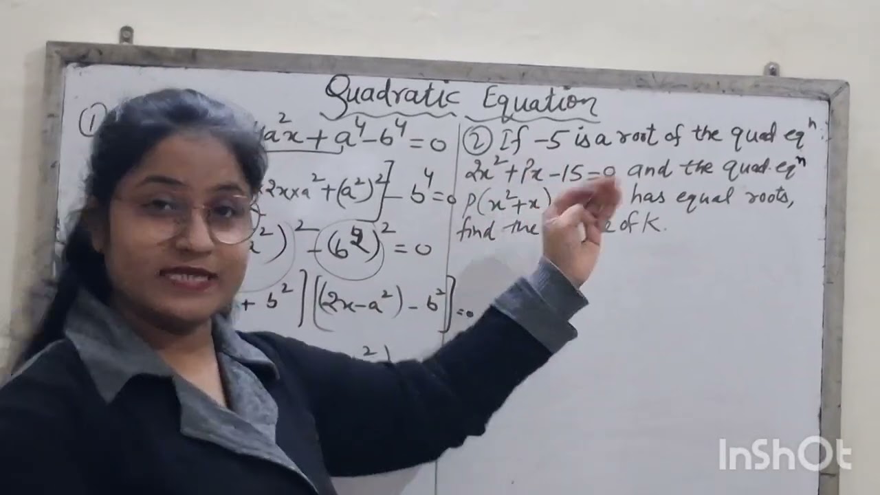Rapid revision class 10 (quadratic equation )