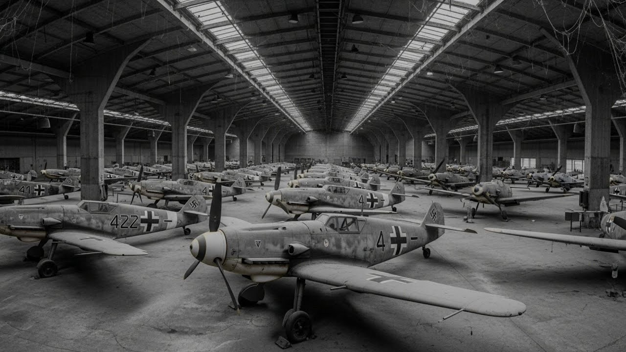 Inside the Massive Nazi Aircraft Hangar Where 300 Fighter Planes Were Sealed After the War