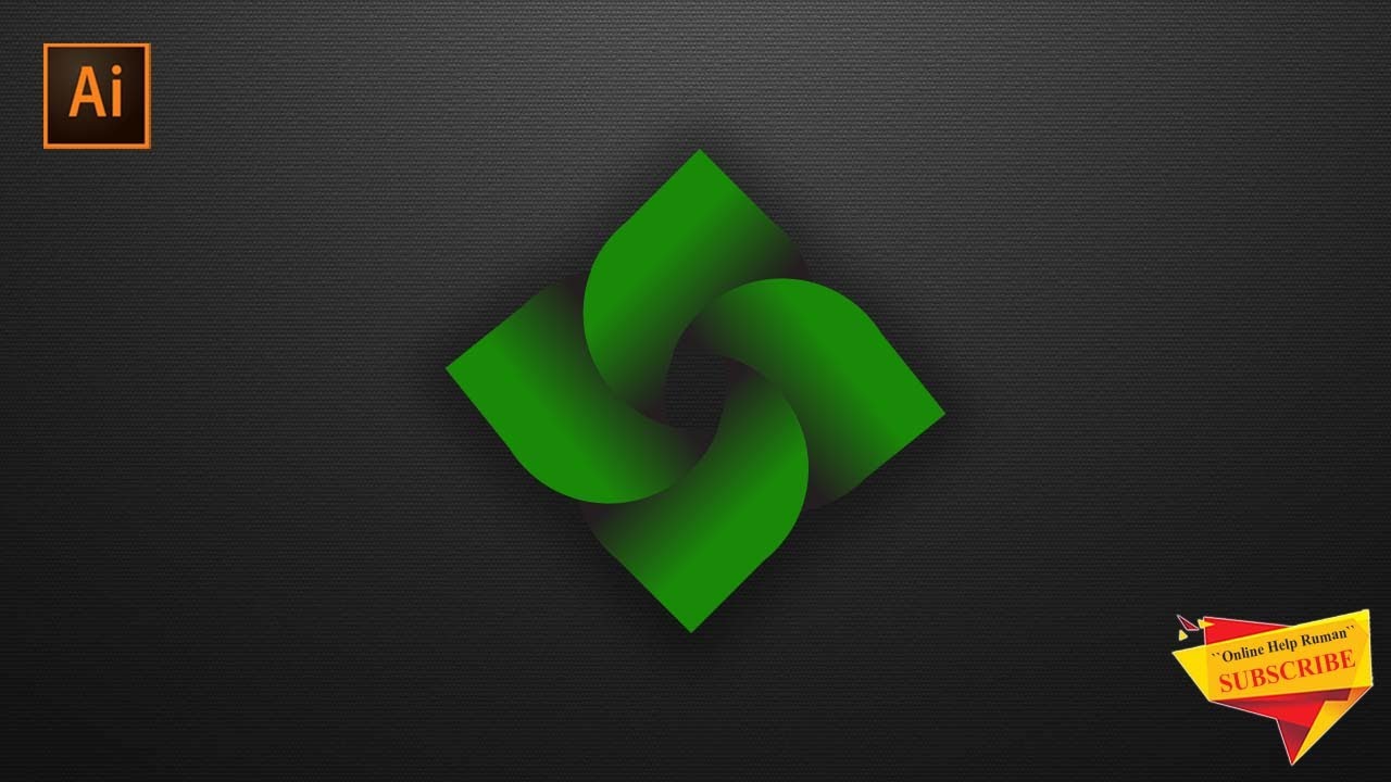 Logo Design Concept | Green Flower Logo Design in Adobe Illustrator CC | Illustrator Tutorial